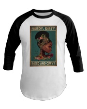 AFRO GIRL - NERDY DIRTY Baseball Tee tile