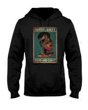 AFRO GIRL - NERDY DIRTY Hooded Sweatshirt tile