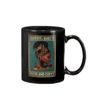 AFRO GIRL - NERDY DIRTY Mug tile