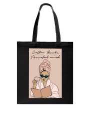 COFFEE BOOKS PEACEFUL MIND Tote Bag tile