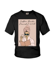 COFFEE BOOKS PEACEFUL MIND Youth T-Shirt tile