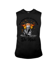 IN A WORLD FULL OF ANYTHING BE KIND Sleeveless Tee tile