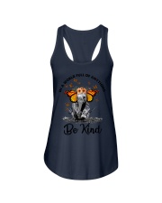 IN A WORLD FULL OF ANYTHING BE KIND Ladies Flowy Tank tile