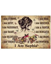 I AM - CUSTOM NAME 24x16 Poster front