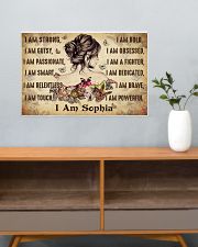 I AM - CUSTOM NAME 24x16 Poster poster-landscape-24x16-lifestyle-25