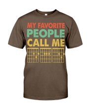 MUSIC CHORDS DAD Classic T-Shirt tile