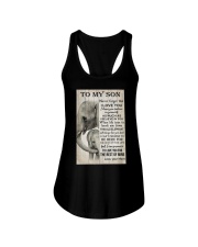 TO MY SON NEVER FORGET THAT I LOVE YOU Ladies Flowy Tank tile