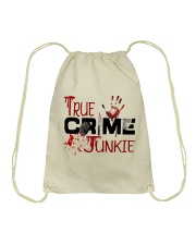 TRUE CRIME JUNKIE Drawstring Bag tile