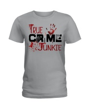 TRUE CRIME JUNKIE Ladies T-Shirt tile