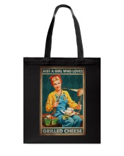 JUST A GIRL WHO LOVES GRILLED CHEEDE Tote Bag tile