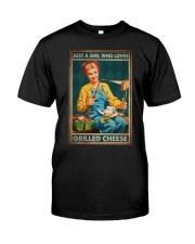 JUST A GIRL WHO LOVES GRILLED CHEEDE Premium Fit Mens Tee tile