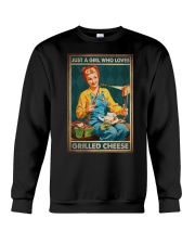 JUST A GIRL WHO LOVES GRILLED CHEEDE Crewneck Sweatshirt tile