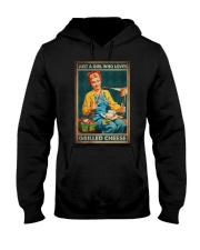 JUST A GIRL WHO LOVES GRILLED CHEEDE Hooded Sweatshirt tile