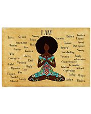 YOGA AFRO - I AM 24x16 Poster front