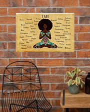 YOGA AFRO - I AM 24x16 Poster poster-landscape-24x16-lifestyle-24