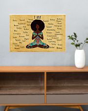 YOGA AFRO - I AM 24x16 Poster poster-landscape-24x16-lifestyle-25