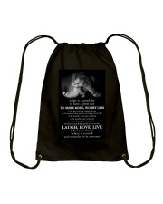 TODAY IS A GOOD DAY Drawstring Bag tile