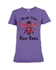 CHECK YOUR BOO BEES Premium Fit Ladies Tee tile