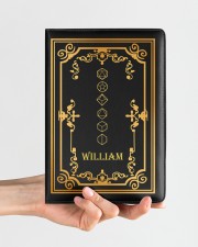 GAME NOTEBOOK - CUSTOM NAME Medium - Leather Notebook aos-medium-leather-notebook-lifestyle-front-01
