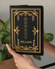 GAME NOTEBOOK - CUSTOM NAME Medium - Leather Notebook aos-medium-leather-notebook-lifestyle-front-03