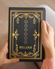 GAME NOTEBOOK - CUSTOM NAME Medium - Leather Notebook aos-medium-leather-notebook-lifestyle-front-04