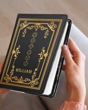 GAME NOTEBOOK - CUSTOM NAME Medium - Leather Notebook aos-medium-leather-notebook-lifestyle-front-05