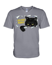 SIX FEET PEOPLE V-Neck T-Shirt tile