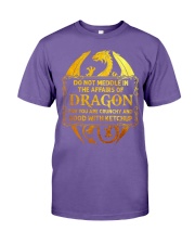 DO NOT MEDDLE IN THE AFFAIRS OF DRAGON Premium Fit Mens Tee tile