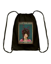 LOSE YOUR MIND FIND YOUR SOUL Drawstring Bag tile