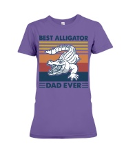BEST ALLIGATO DAD EVER Premium Fit Ladies Tee tile