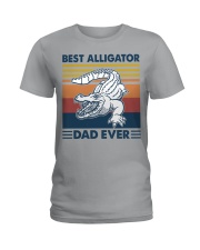 BEST ALLIGATO DAD EVER Ladies T-Shirt tile
