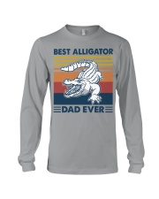BEST ALLIGATO DAD EVER Long Sleeve Tee tile
