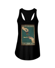 SHE GOT MAD HUSTLE AND A SOPE SOUL Ladies Flowy Tank tile