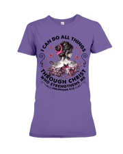 I CAN DO ALL THINGS THROUGH CHRIST Premium Fit Ladies Tee tile
