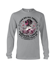 I CAN DO ALL THINGS THROUGH CHRIST Long Sleeve Tee tile