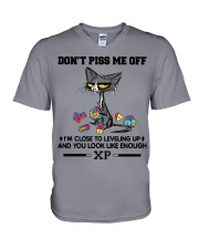 DON'T PISS ME OFF V-Neck T-Shirt tile