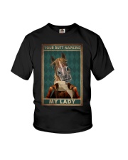 YOUR BUTT NAPKINS MY LADY Youth T-Shirt tile