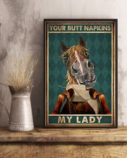 YOUR BUTT NAPKINS MY LADY 11x17 Poster lifestyle-poster-3