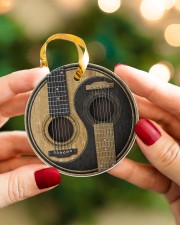 GUITAR YIN YANG Circle ornament - single (porcelain) aos-circle-ornament-single-porcelain-lifestyles-08