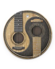 GUITAR YIN YANG Circle ornament - single (porcelain) front