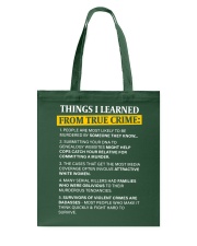 THING I LEARNED FROM TRUE CRIME Tote Bag tile