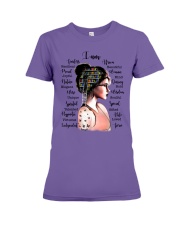 I AM Premium Fit Ladies Tee tile