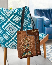 Yoga Leather Pattern Print All-over Tote aos-all-over-tote-lifestyle-front-01