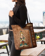 Yoga Leather Pattern Print All-over Tote aos-all-over-tote-lifestyle-front-04