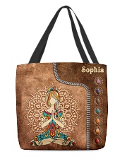 Yoga Leather Pattern Print All-over Tote front