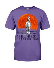 A GIRL HER HORSE IT'S A BEAUTIFUL THINGS Premium Fit Mens Tee tile