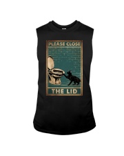 PLEASE CLOSE THE LID Sleeveless Tee tile
