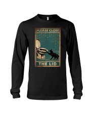 PLEASE CLOSE THE LID Long Sleeve Tee tile