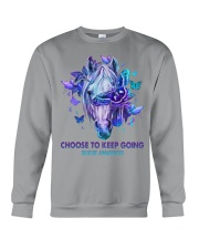 CHOOSE TO KEEP GOING Crewneck Sweatshirt tile
