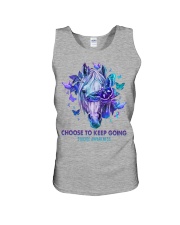CHOOSE TO KEEP GOING Unisex Tank tile